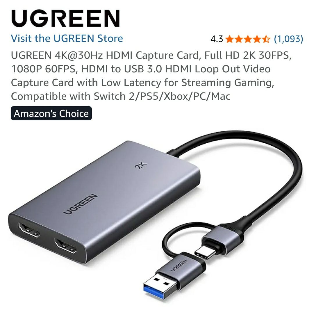 ملحقات كمبيوتر | بطاقة التقاط فيديو