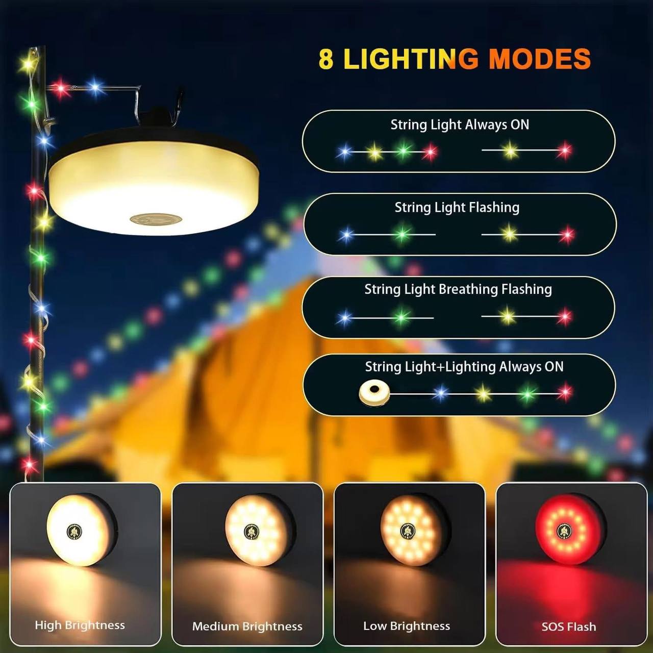 إضاءة خارجية / مصباح خيمة