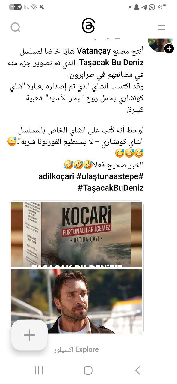 مشروبات ساخنة / شاي