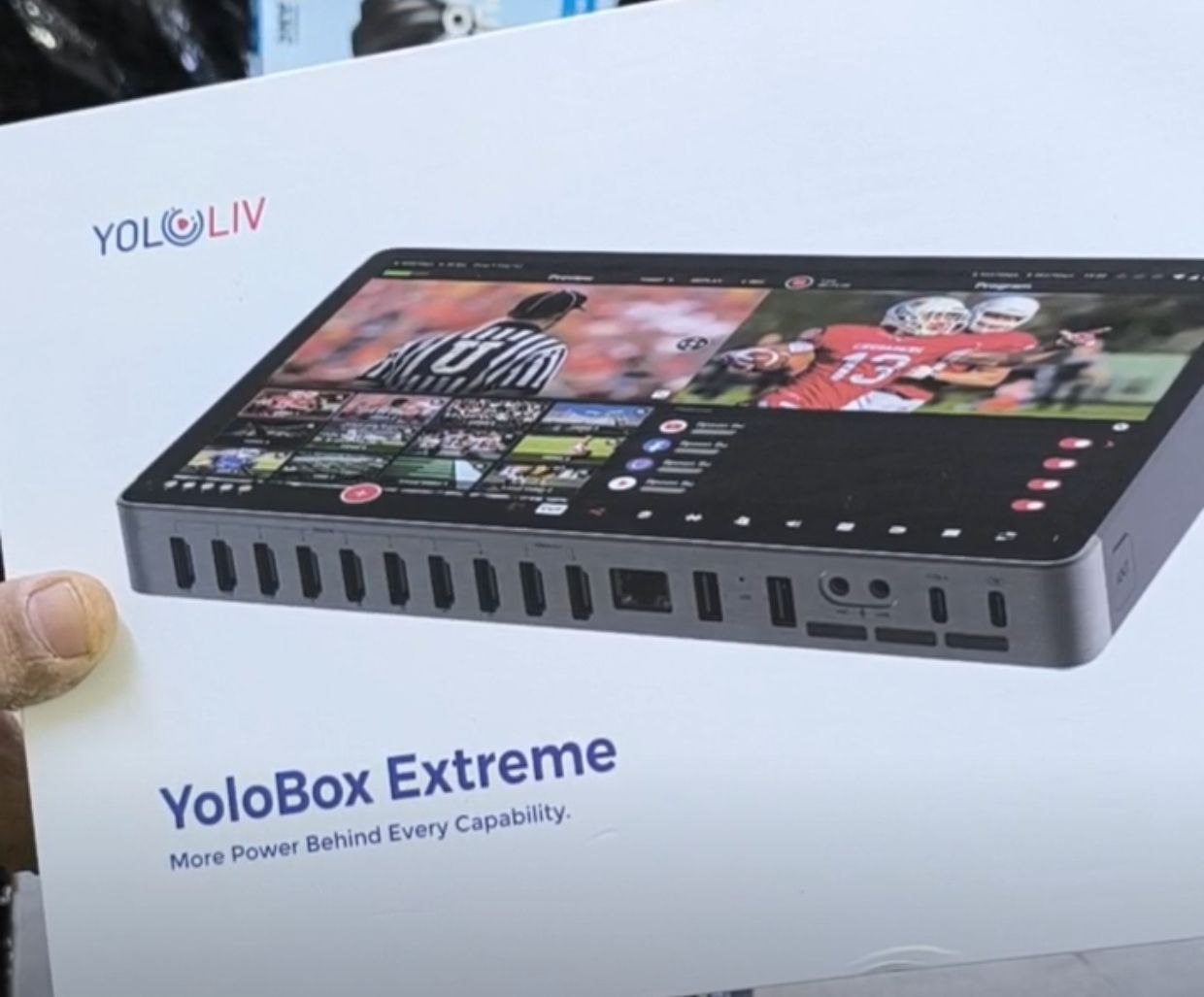 أداة بث مباشر / جهاز إنتاج فيديو محمول