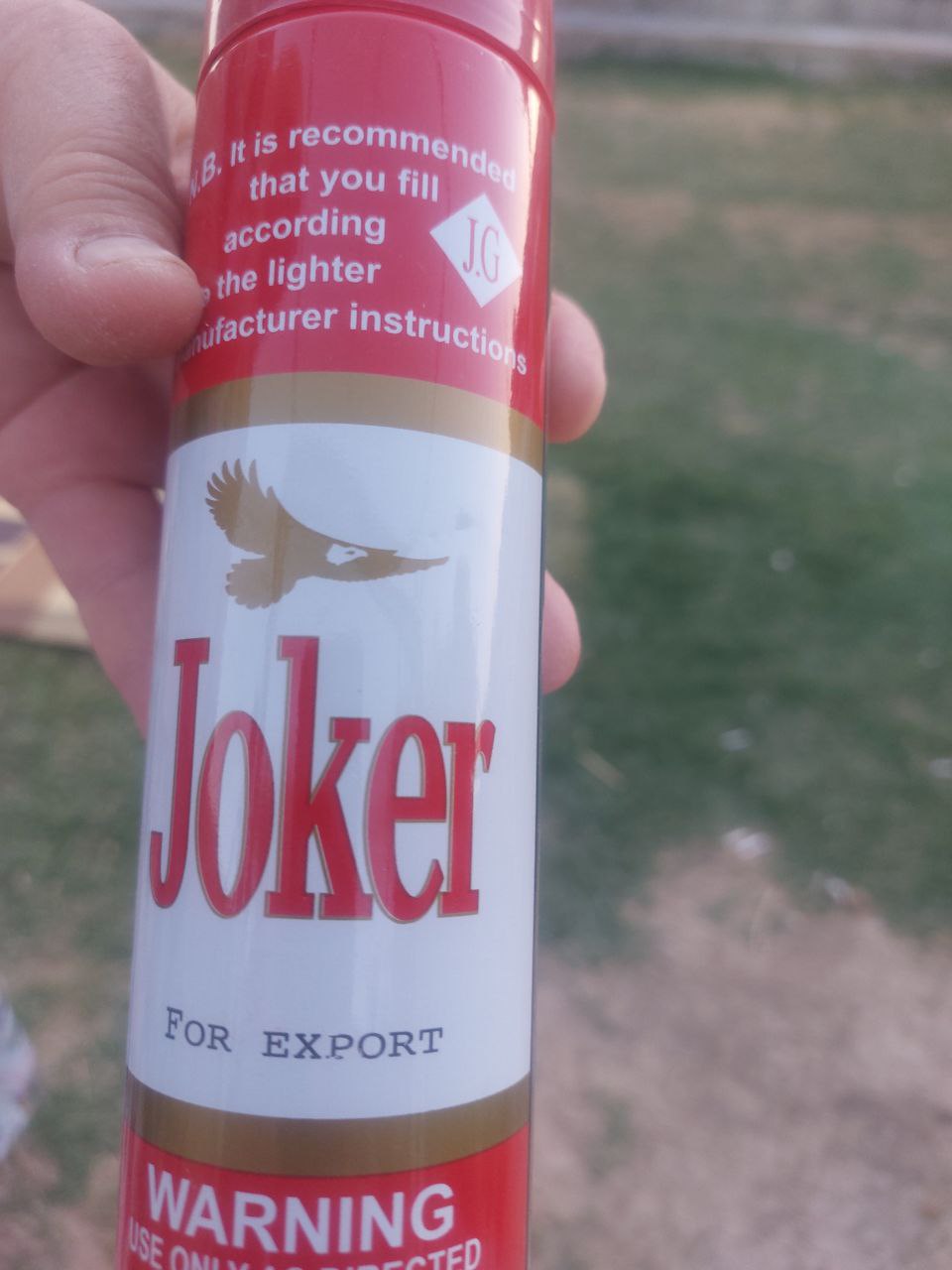 غاز تعبئة الولاعات
