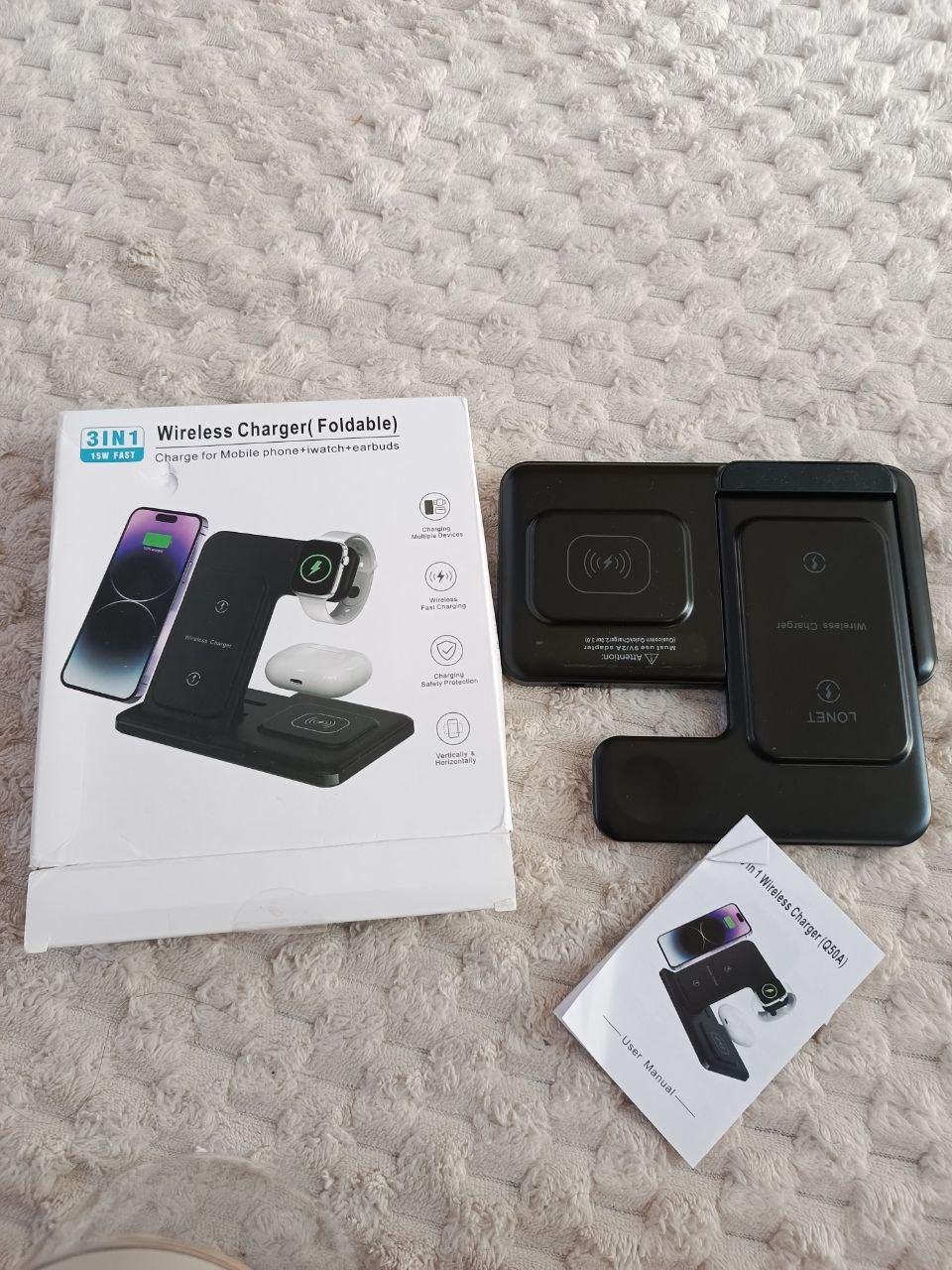 إكسسوار إلكتروني / شاحن لاسلكي متعدد