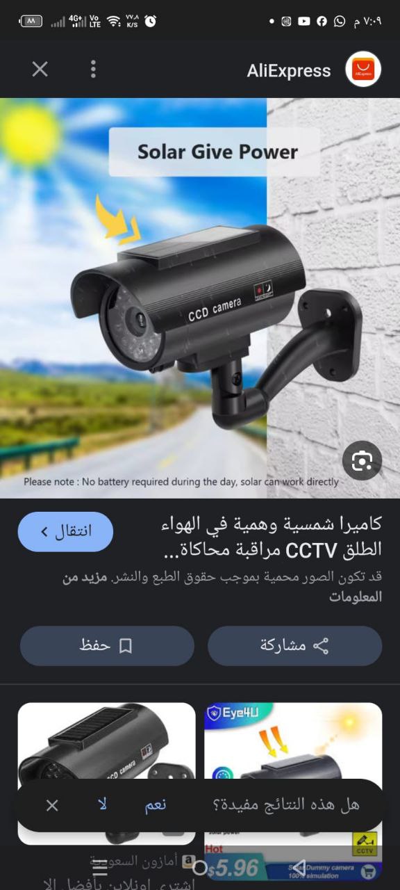 أمنية، كاميرا مراقبة (وهمية)